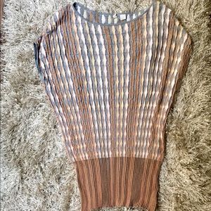 Anthropologie|Moth striped Knit Patterned tunic